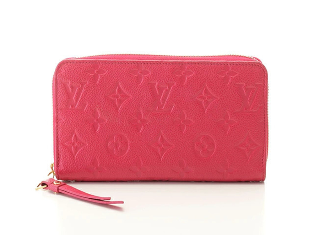 LOUIS VUITTON Zippy Wallet Monogram Empreinte Grenade